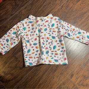 Vintage In Design Leaf Print Tee